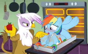 2021416 - explicit, artist:icaron, gilda, rainbow dash, griffon, pony,  abuse, anus, apple, apple gag, arm behind back, blushing, bondage, butt,  cannibalism, carnivore, carrot, contortion, contortionist, cooking, cooking  vore, dashabuse, dock, drool ...