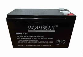 matrix rechargeable ups battery 12v 7ah