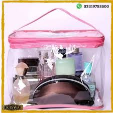 clear makeup storage pouch