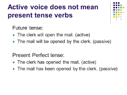 They gave a term paper to all the students and asked for them to be delivered in the best way. Active Vs Passive Voice Ppt Download