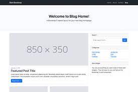 free bootstrap templates start bootstrap