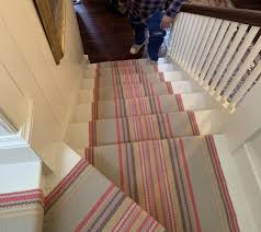 multi colored striped carpet runners