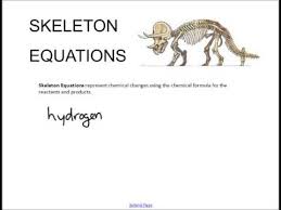 word and skeleton equations you