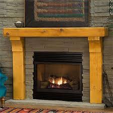 Timber Fireplace Mantels Traditional