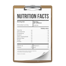 nutrition facts png vector psd and