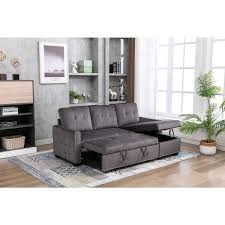 tufted reversible sectional sofa