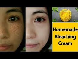 Homemade Bleaching Cream For Skin Lightening And Pigmentation Dark Spots And Glowing Skin Rabia Ski Y Dark Spots On Skin Skin Bleaching Skin Bleaching Cream