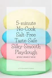 make playdough recipe without salt