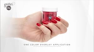 Gelish Dip Step By Step Color Overlay Application