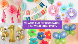 diy decoration for your kids party