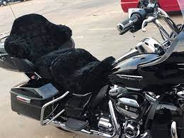 Sheepskin Motorcycle Seat Covers Custom