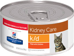 Hills Prescription Diet K D Kidney Care With Chicken Canned Cat Food 5 5 Oz Case Of 24