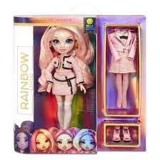 Rainbow high is a line of 10 fashion dolls conceptualized and designed by michael s. Buy Rainbow High Bella Parker Pink Fashion Doll With 2 Outfits Rainbow High Dolls Uk Rainbow High Bentzen S Emporium