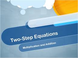 Two Step Equations Media4math
