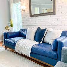 how to chalk paint a leather sofa