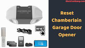 reset chamberlain garage door opener