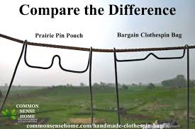 Prairie Pin Pouch Handmade Clothespin
