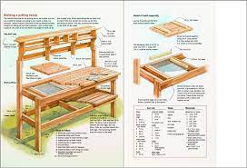 Potting Bench Plan And Instructions