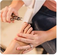 your nails are trimmed by a podiatrist