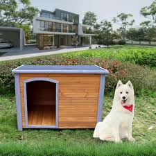 Indoor Heated Wooden Dog Kennel