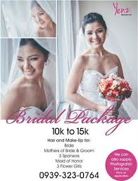 bridal hair and beauty package for