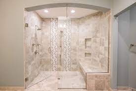 Bathroom With Frameless Shower Doors