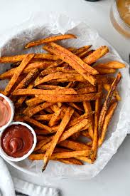 baked sweet potato fries simply scratch