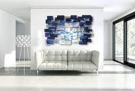 Arctic Glass And Metal Wall Sculpture