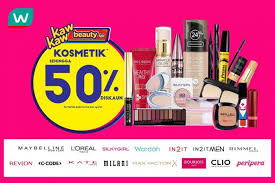 watsons cosmetic promotion up to 50