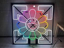 Murakami's father was a taxi driver, and his mother was a homemaker. 2021 Takashi Murakami Takashi Murakami Neon Sign Light Beer Bar Pub Real Glass Tube Logo Advertisement Display Neon Signs 50cm From Lisayc17 180 91 Dhgate Com