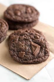 easy chewy double chocolate cookies