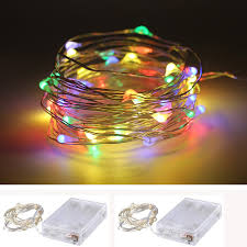Us 2 95 11 Off 2m 3m 4m 5m Led Copper Wire String Fairy Lights Aa Battery Operated Christmas Holiday Wedding Party Decoration Festi Lights In Led