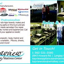 bayview appliance mattress center
