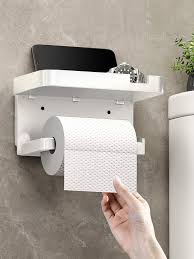 1pc Bathroom Plastic Tissue Box Holder