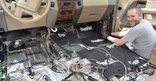 install sound ding material in your car