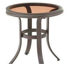 aluminum outdoor patio side table