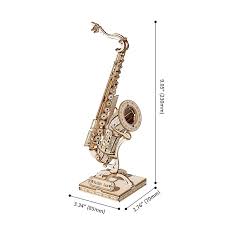 Rolife Saxophone 3d Wooden Puzzle Tg309