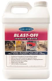 concrete remover blast off safely