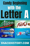 What candy starts with the letter A?