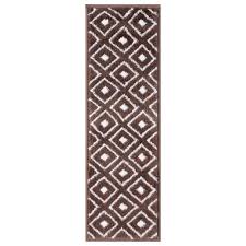 valencia brown ivory 9 in x 28 in non slip stair tread cover set of 13
