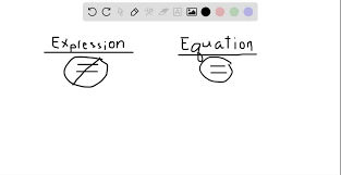 Expression And An Equation