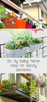 Zinc rectangular rail planter and rail planter hook 20 Diy Railing Planter Ideas For Balcony Gardeners Railing Planters Planters Container Gardening Vegetables