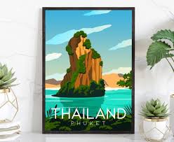 Thailand Travel Poster Thailand