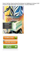 cold process soaps ebook pdf