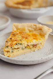 spinach bacon quiche all the healthy