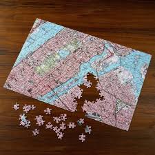 the personalized topographic map jigsaw