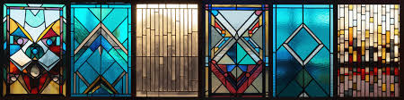Geometric Stained Glass Modern Chic