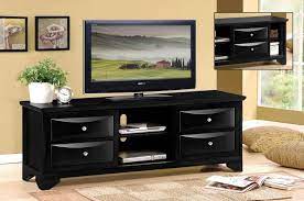 Transitional Black Tv Stand Tv Stand