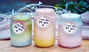 Natural Ombre Candles Recipe Instructions
