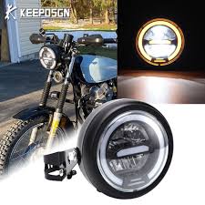 motorcycle headlight emblies for